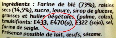 Sels de sodium, de potassium et de calcium d'acides gras (E470a)