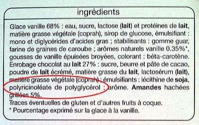 Polyricinolate de polyglycrol, Esters polyglycriques de l'acide ricinolique interesterifi (E476)