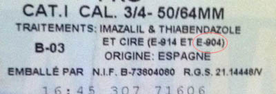 Rsine de Shellac, Shellac, Gomme-laque blanchie (E904)